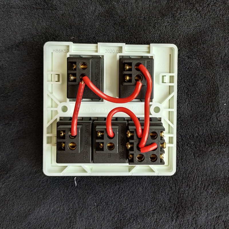 适用暖风16a防水翻盖五联奥普开关面板1021浴霸专用开关