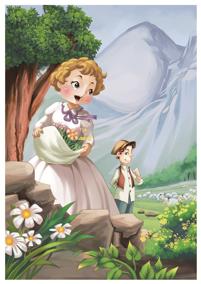 小海蒂 国际大奖儿童文学 美绘典藏版 斯比丽文学名著阅读故事书小