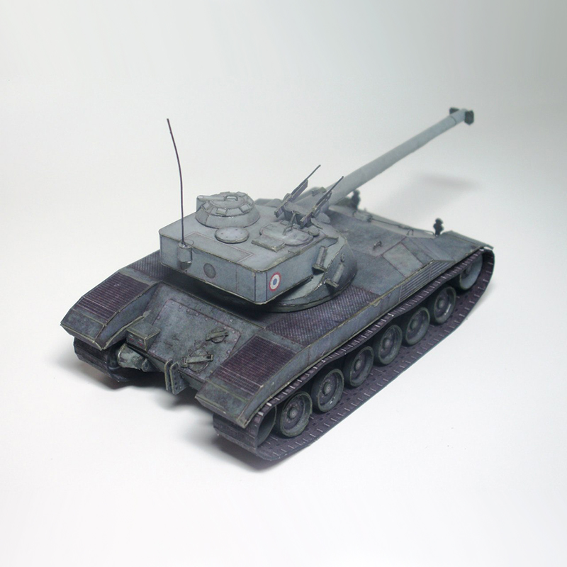 坦克法国狄伦25t中型模型法系中坦世界军武坦克