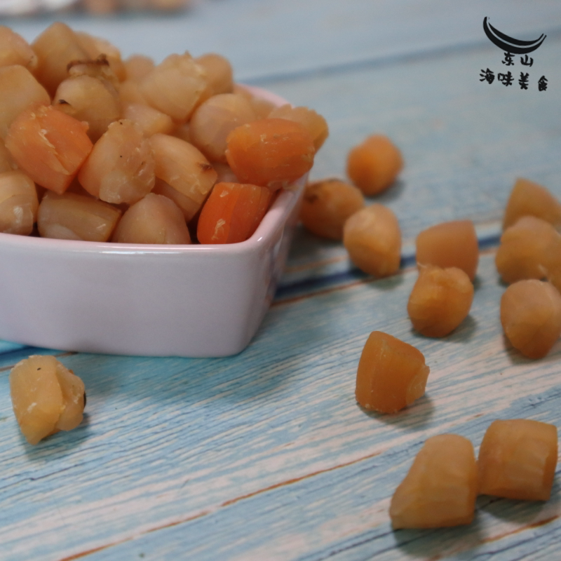 东山特产干贝瑶柱野生淡干海鲜干货扇贝肉丁干贝