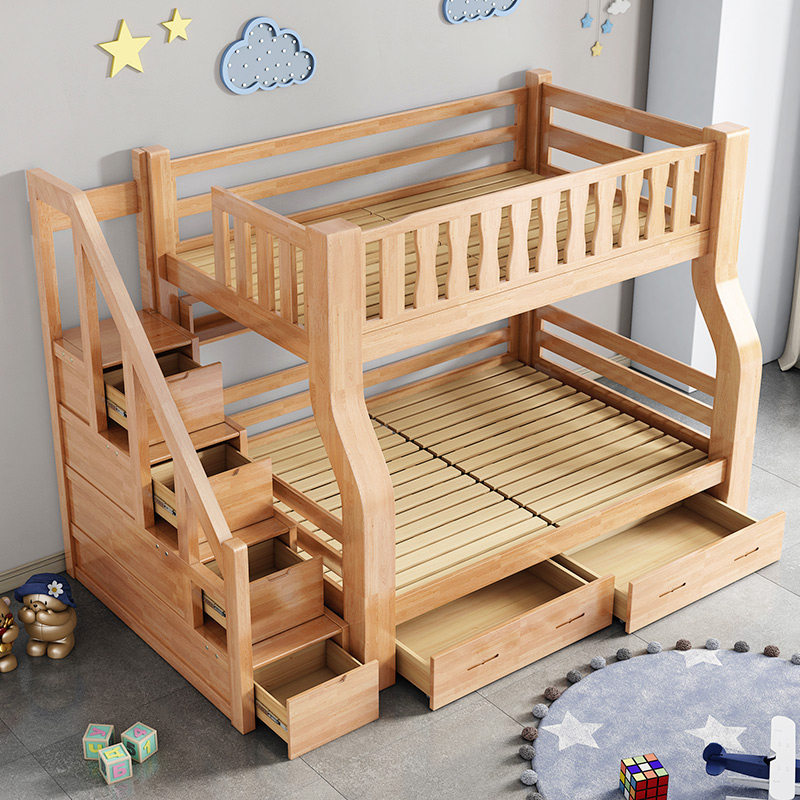 实木儿童床上下铺木床双层两层上下床大人人子高低
