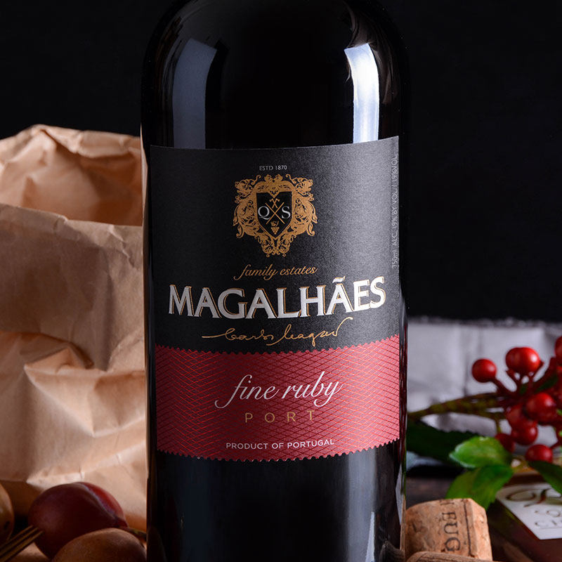 女性晚安甜酒葡萄牙麦哲伦精选宝石波特20度红葡萄酒加强葡萄酒