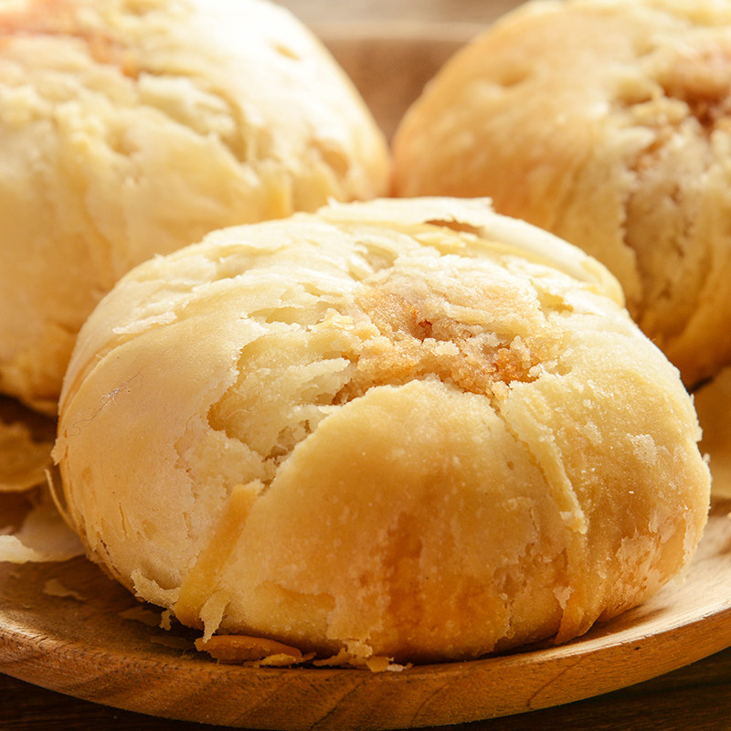 山东特产传统糕点黄金酥年货佳节送礼鸿福礼盒酥饼礼盒糕点800g