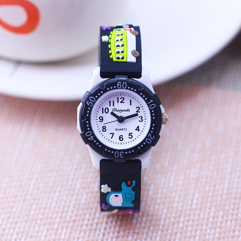 可爱卡通小汽车男孩女孩手表小学生幼童生日礼物儿童国产腕表