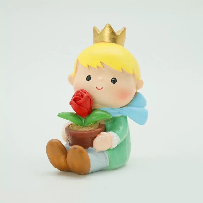 烘焙蛋糕装饰摆件皇冠爱心小王子骑马王子摇头节日装扮用品