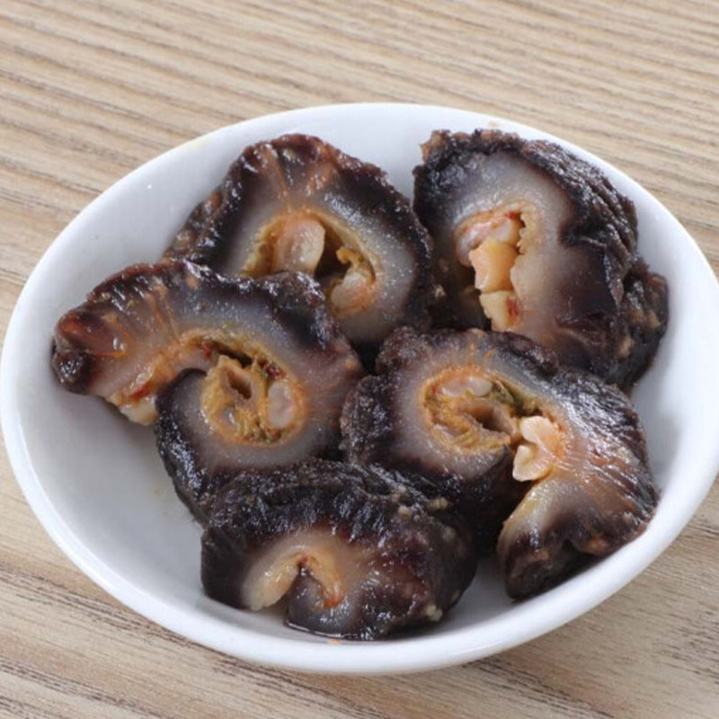 切片即食北极冰岛进口海参500g酒店家宴免泡发即食海参