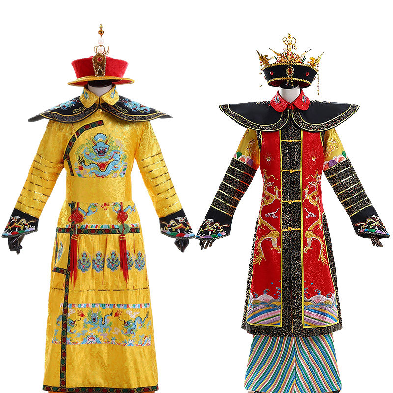 服装古装皇帝龙袍清朝凤袍雍正乾隆康熙皇上民族服装