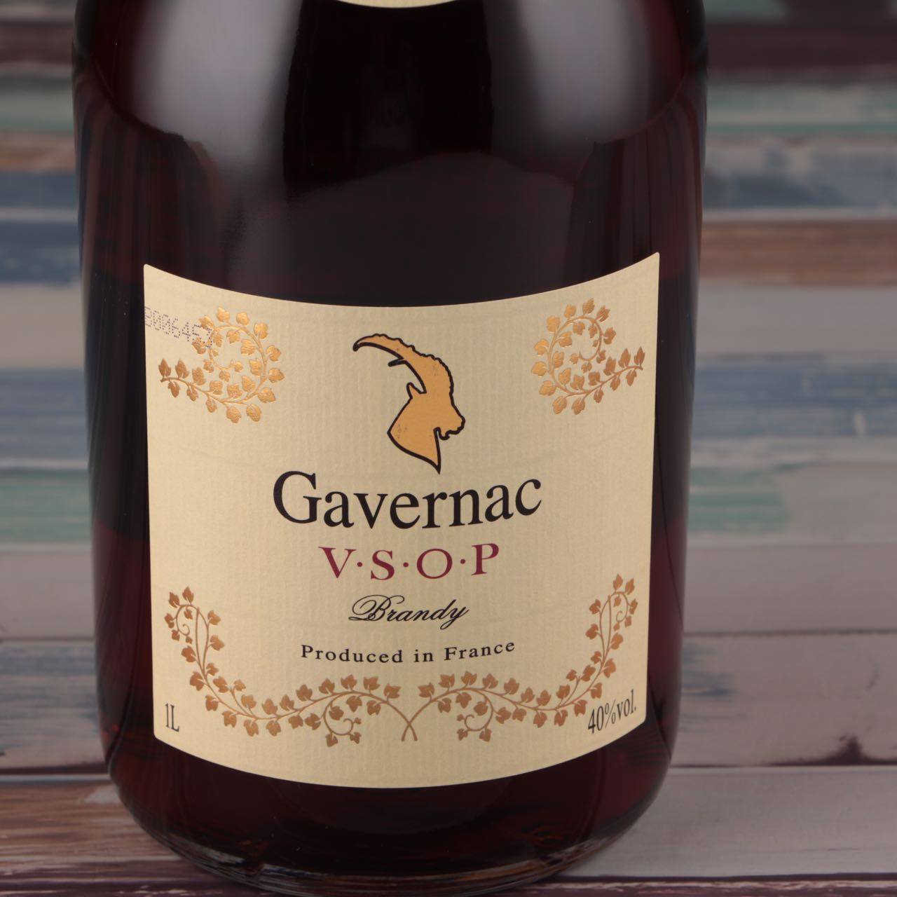 法国原瓶进口佳运运来gavernacvsop白兰地1升2斤白兰地