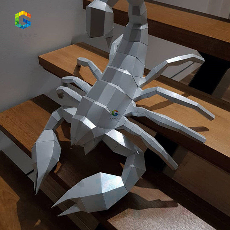 立体手工毒蝎模型艺酷节肢动物3d厘米昆虫蝎子动漫游戏纸模