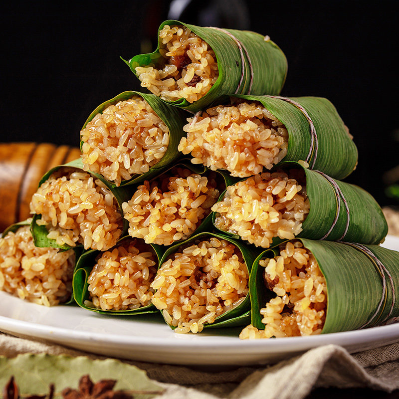 粽香排骨糯米米饭粽子10根酒店饭店餐饮饮用猪排