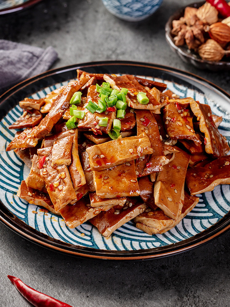 麻辣香干150g凉拌冷盘特色酒店小吃零食ktv豆腐干