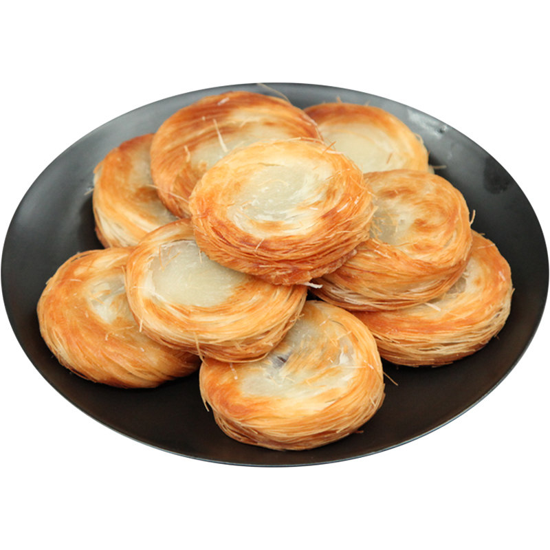 金丝千丝饼银丝饼拉丝盘丝酒店商用早餐油炸传统糕点