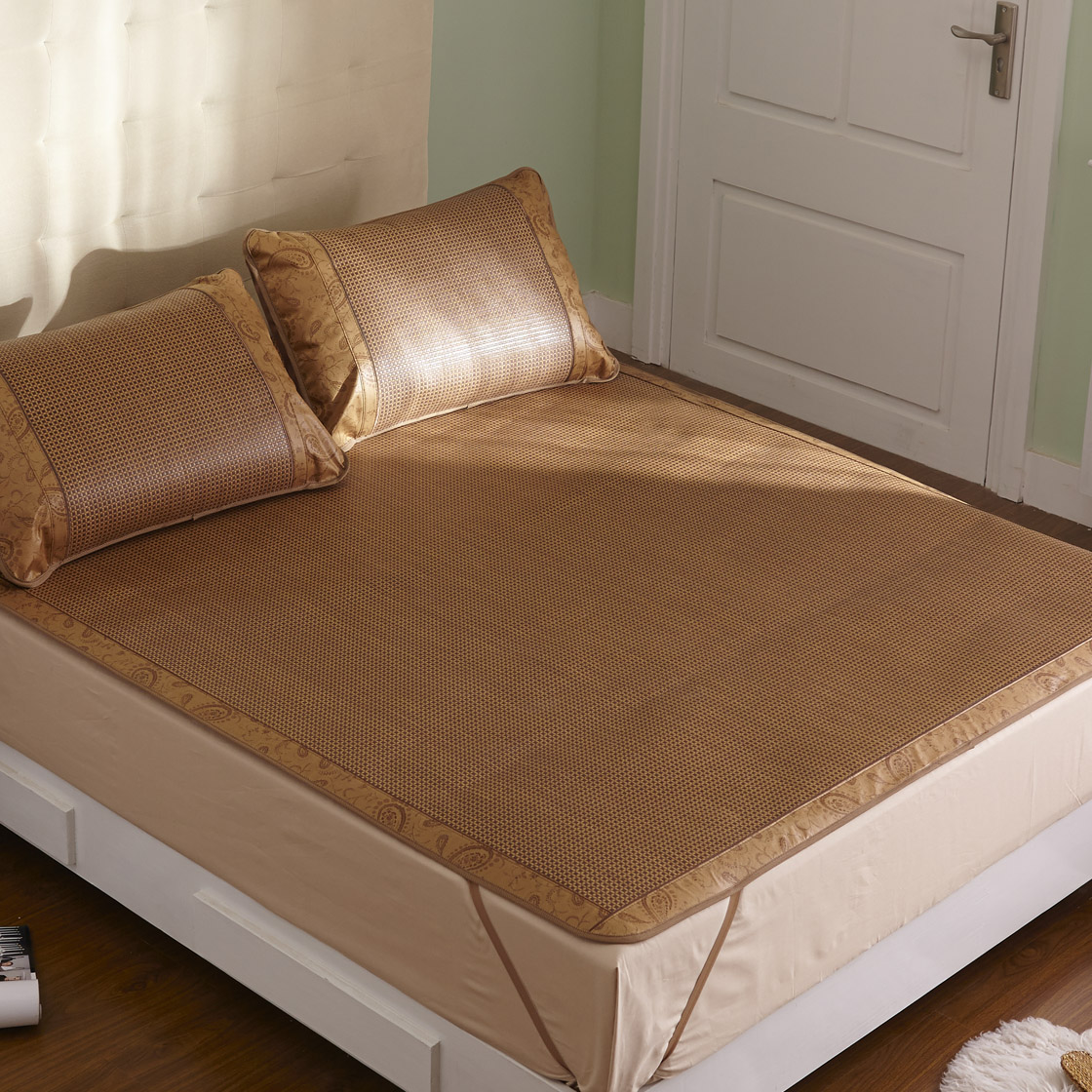 若琳凉席1.8x2.0m藤席1.5米床 180双人床200夏季220加厚2.2可折叠