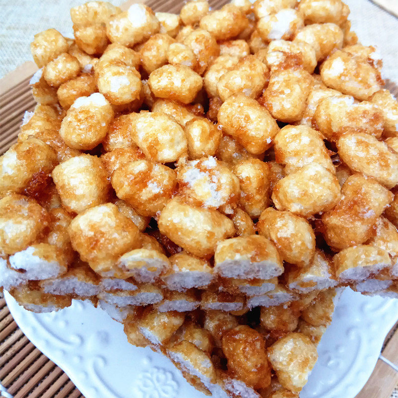 米花糖大米零食米团爆米花玉米特产河南米糕甜点传统糕点