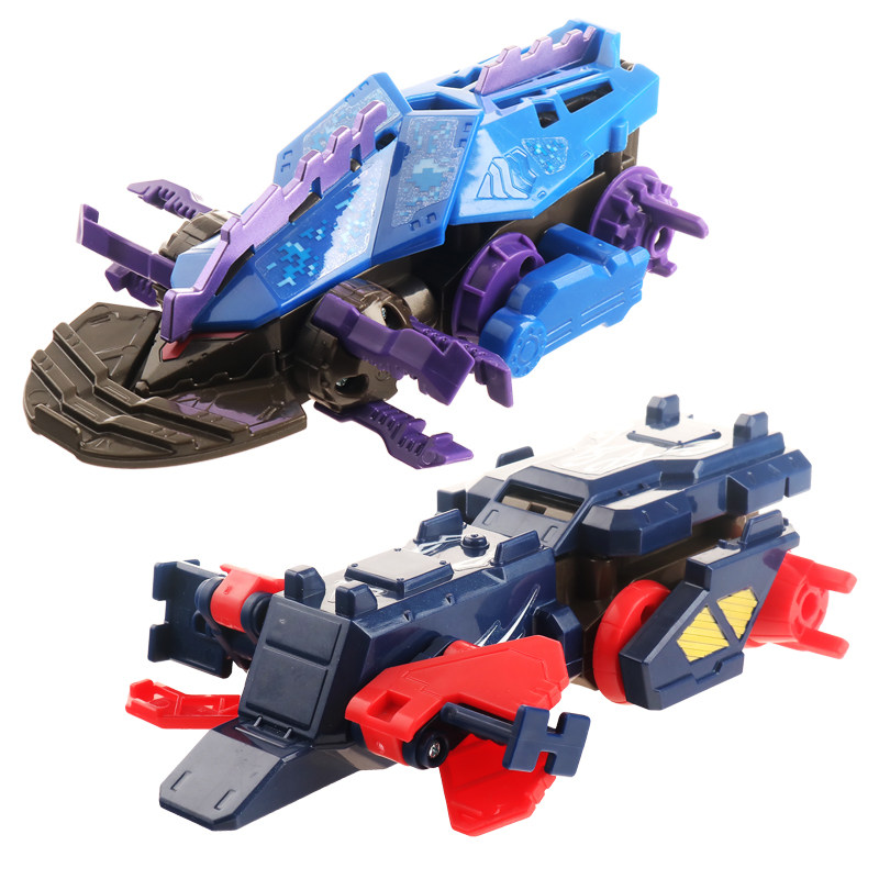 三宝炫斗战轮豪华版决战套装炎龙战刃疾电獠牙电动翻斗车对战斗盘