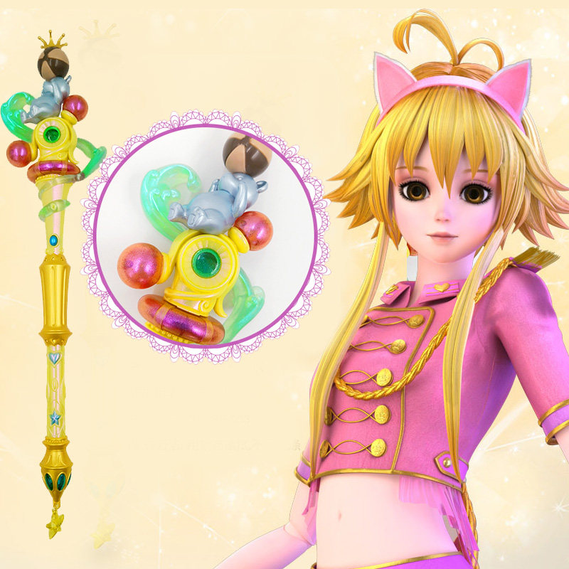叶罗丽魔法棒萝莉心蕊甜蜜宝杖发声光女孩玩具星彩发光玩具