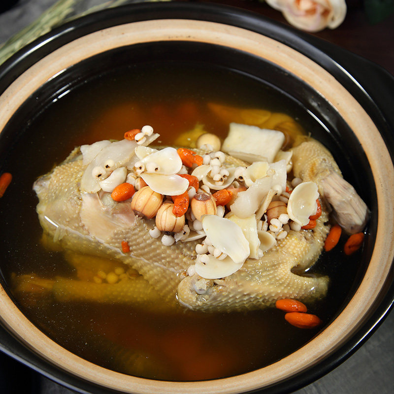 洪姐家淮山薏米芡实枸杞莲子百合清补凉鸡汤煲汤材料广东炖汤补品
