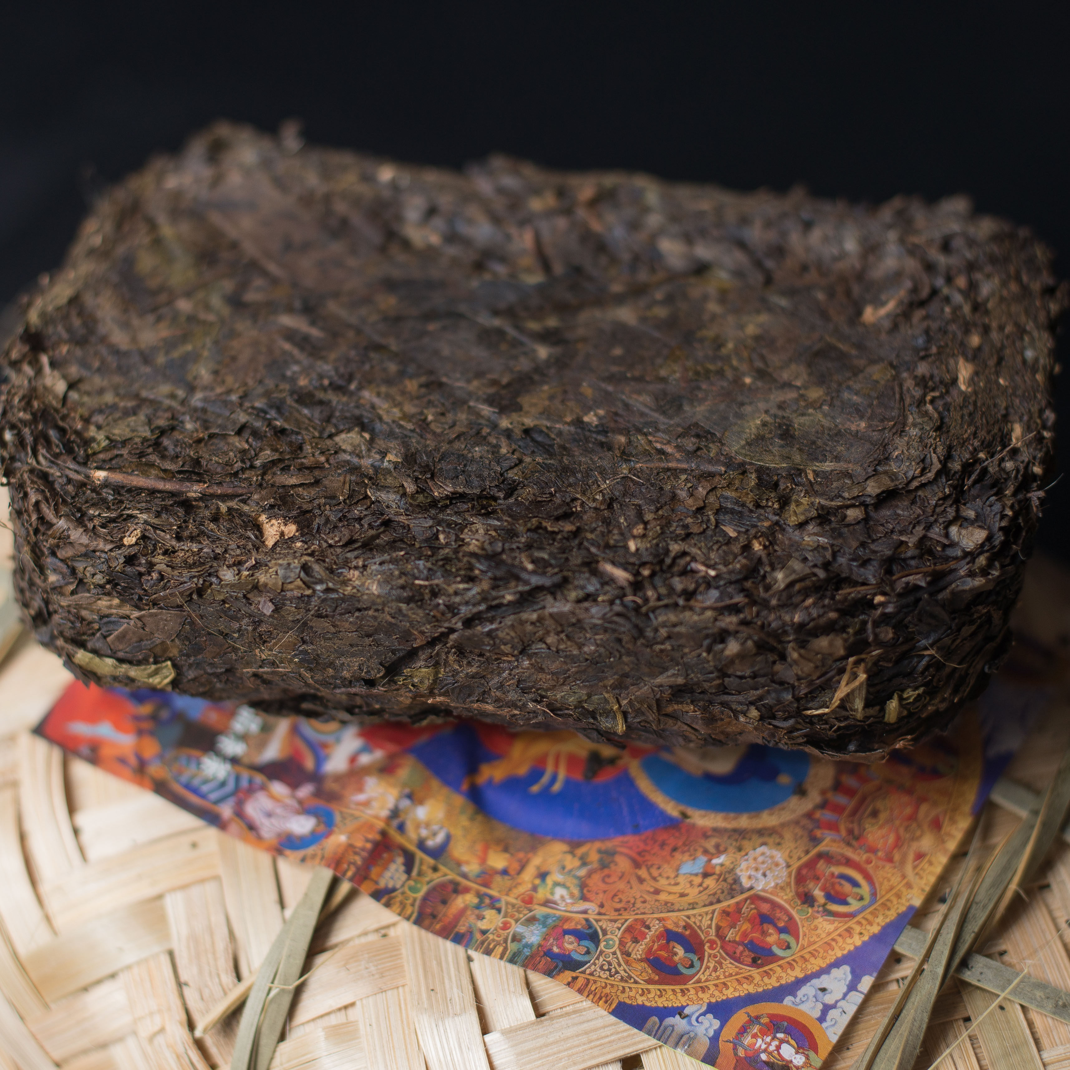 藏茶 雅安藏茶黑茶晶品条茶2600g雅安砖茶黑茶手筑茯砖千两茶康砖