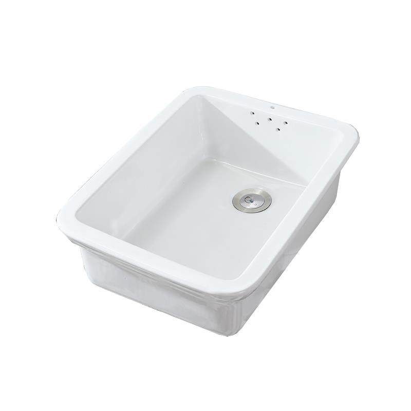 厨房老式陶瓷洗菜菜盆水斗洗碗碗盆水槽阳台水槽单品