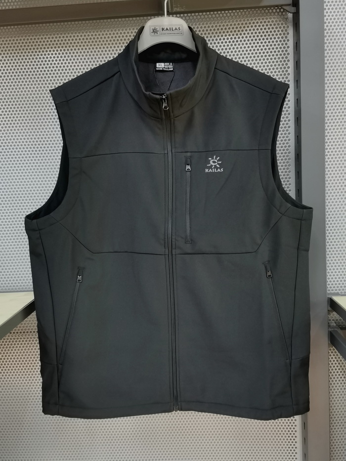 20款春秋凯乐石KAILAS户外运动旅行休闲男士防风软壳马甲坎肩9101