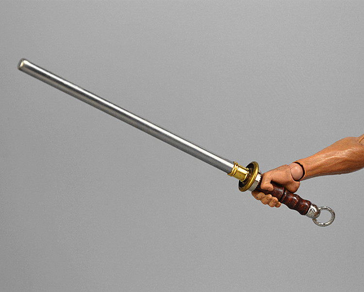 锏双武术玩具装备场景兵人圆鞭圆少林模型兵器兵人专区