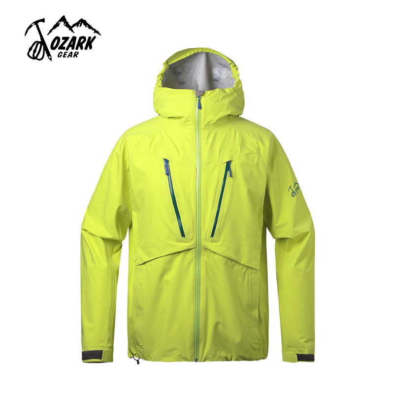 ozark/奥索卡户外男士防风防泼水3层压胶冲锋衣风雨衣 135089