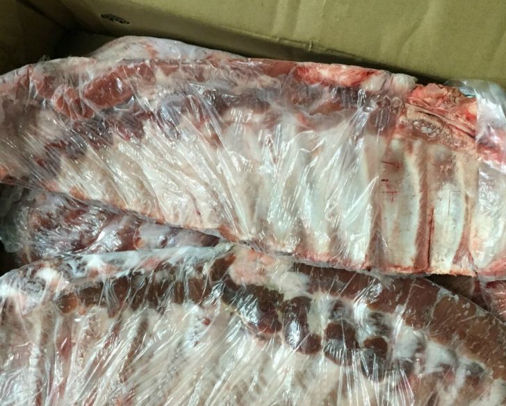 进口猪排冷冻猪肋排猪肉生猪排骨20斤一件480元生猪肉