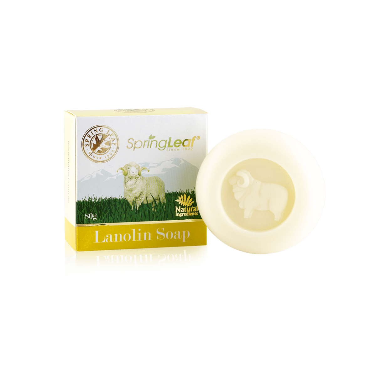 澳洲原装进口springleaf绿芙绵羊油香香皂羊奶皮肤身体皂