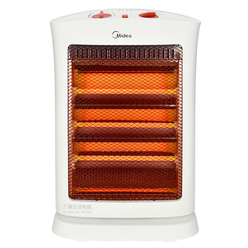 美的ns12-15b取暖神器家用小型电暖气节能省电暗光暖风机