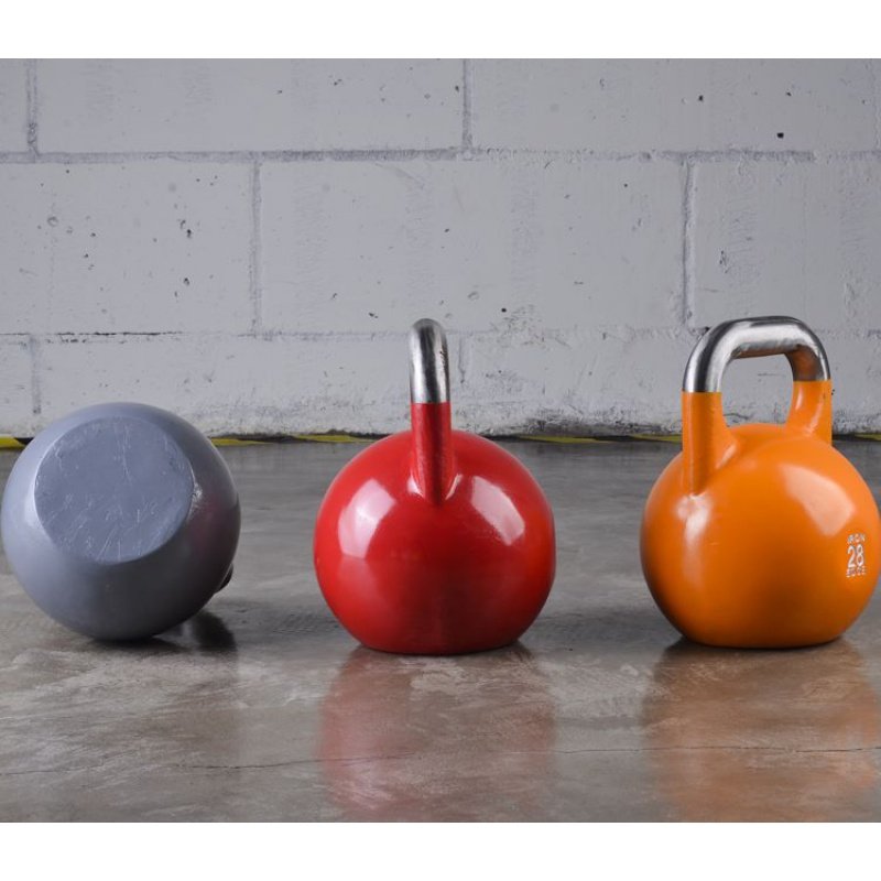 壶铃全钢竞技kettlebell专业比赛壶玲健身房私教壶提壶哑铃