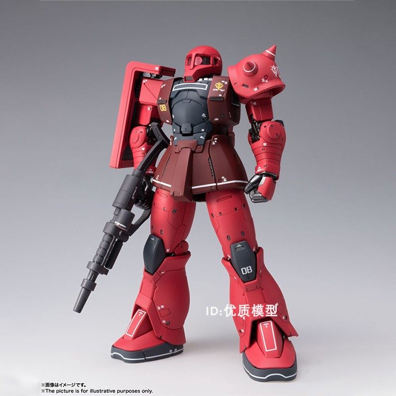 万代gffmcfix超合金红扎ms-05s夏亚专用扎古zaku高达模型专区
