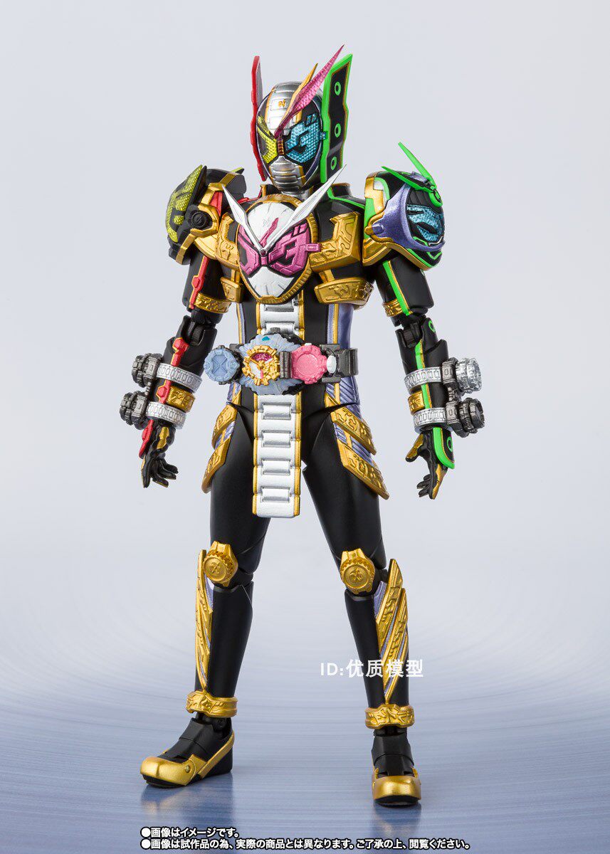 日版万代限定shf假面骑士zio时王三阶trinity手办