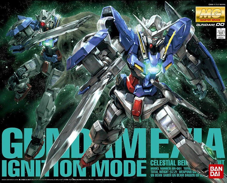 进口万代高达模型mg天使敢达豪华战损版00r高达模型专区