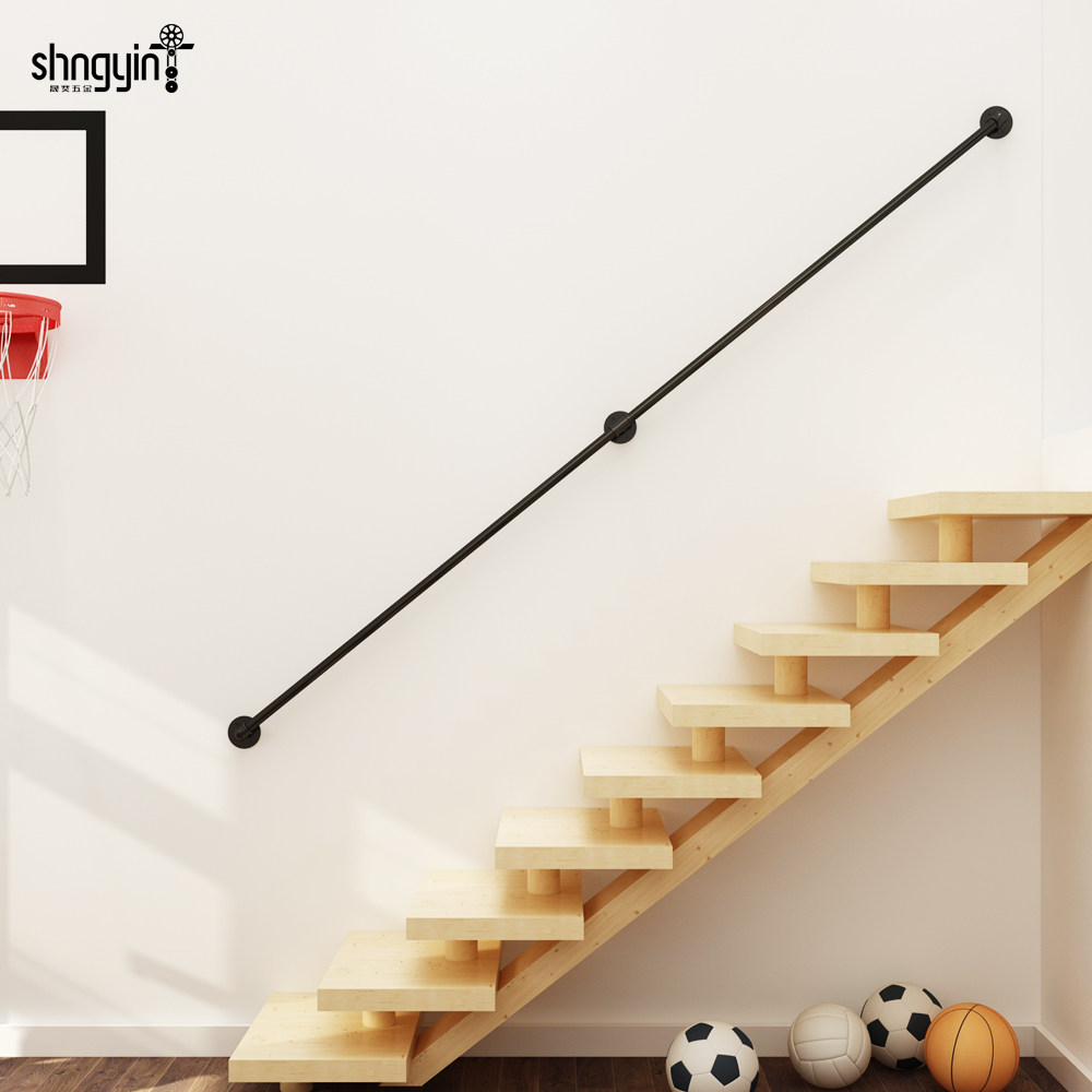扶手楼梯水管loft美式简约儿童护栏室内家用楼梯扶手