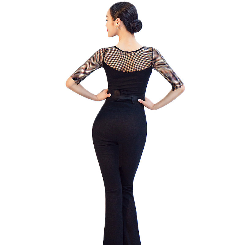 舞姿翼修身形体衣礼仪态服女2021新款训练走秀现代舞蹈练功服套装