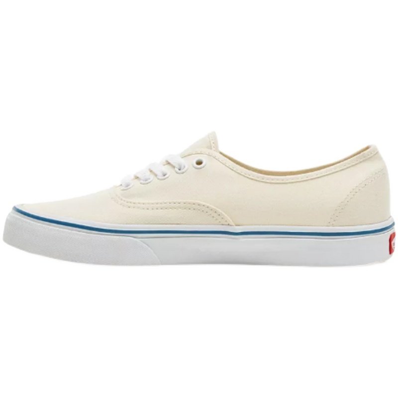 vansauthentic系带奶油米白白色低帮男女休闲板鞋帆布鞋