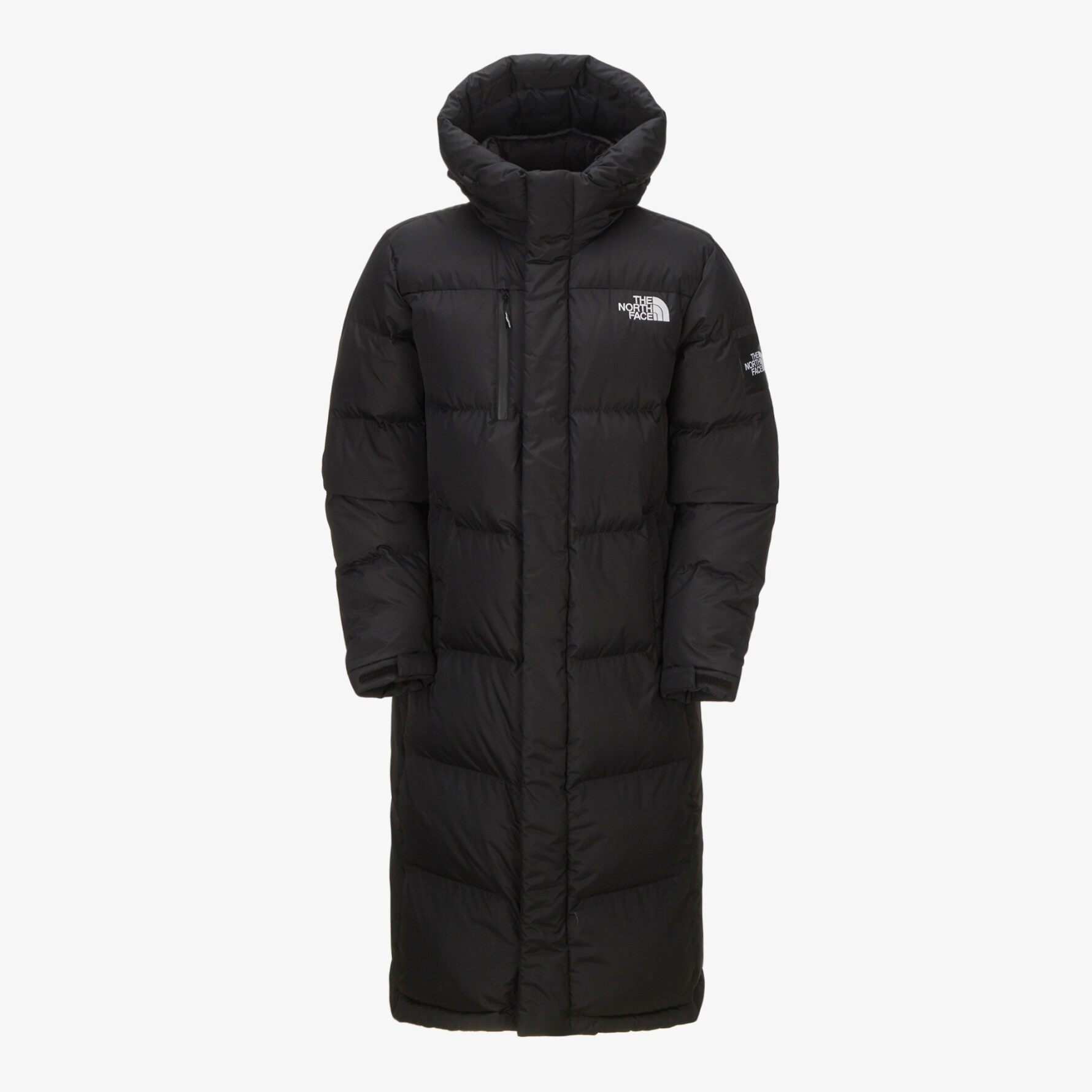 thenorthface北面男女连帽长款过膝鹅绒保暖运动羽绒服