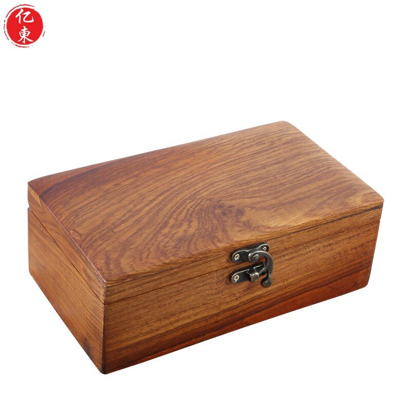花梨木中式复古首饰盒红木盒子印章收纳盒实木质手串茶叶包装礼盒