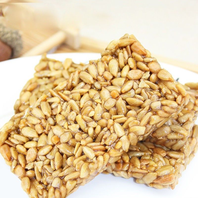 瓜子酥糖葵花籽薄片年货实惠糖果早餐零食5斤瓜子