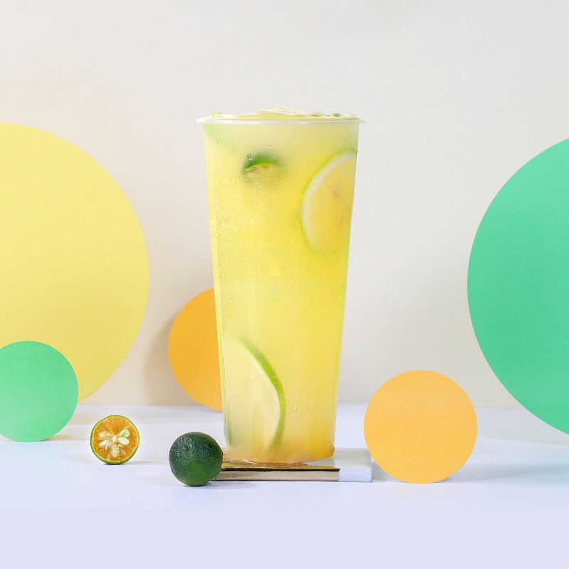 鲜活金桔柠檬含果肉饮料浓浆 浓缩金桔柠檬汁含果肉饮料汁 840ml