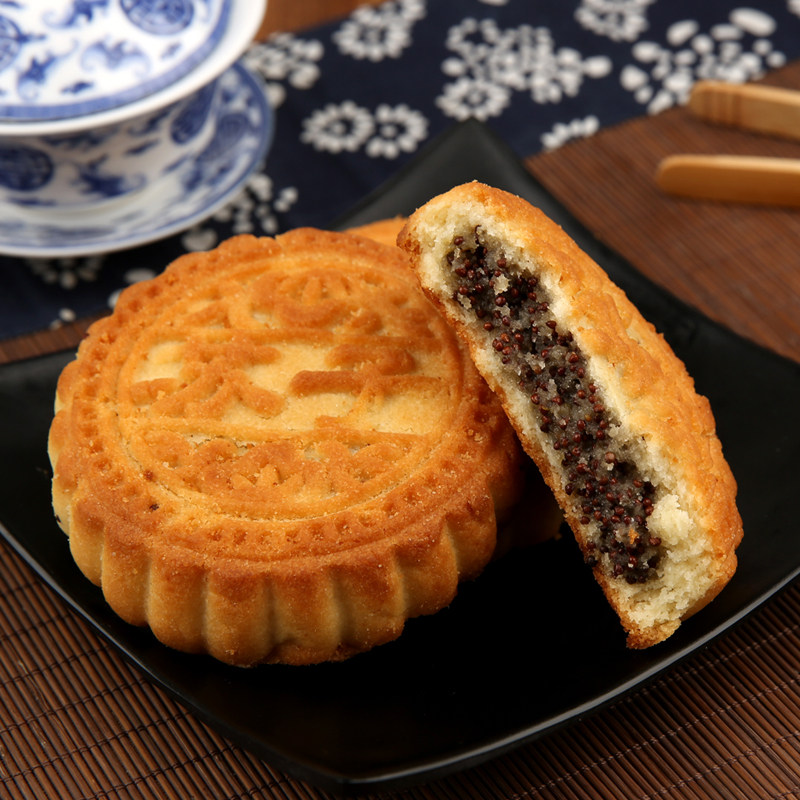 扎兰屯其氏鼎丰桂花香苏子月饼紫苏子饼内蒙古扎兰屯鼎丰苏子月饼