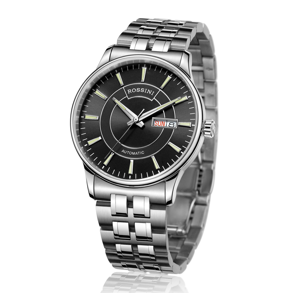 罗西尼手表正品女士腕表机械表自动时尚机械女表国产腕表