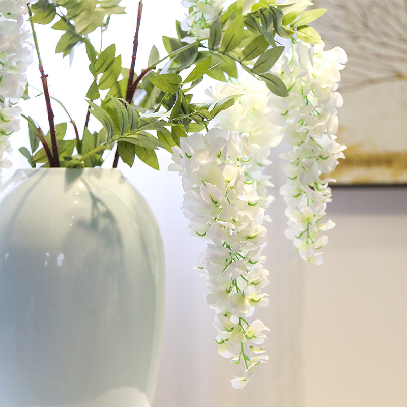 欧式仿真三头风信子假花家居装饰室内桌面落地插花仿真花