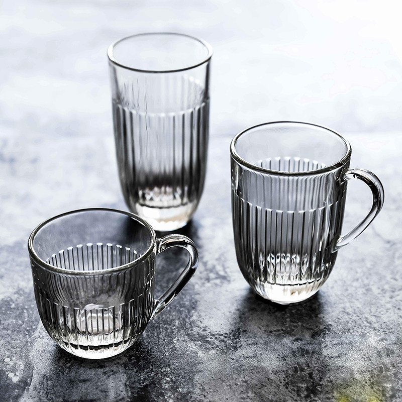 咖啡节推荐法国larochereouessant咖啡杯玻璃饮水水杯玻璃杯