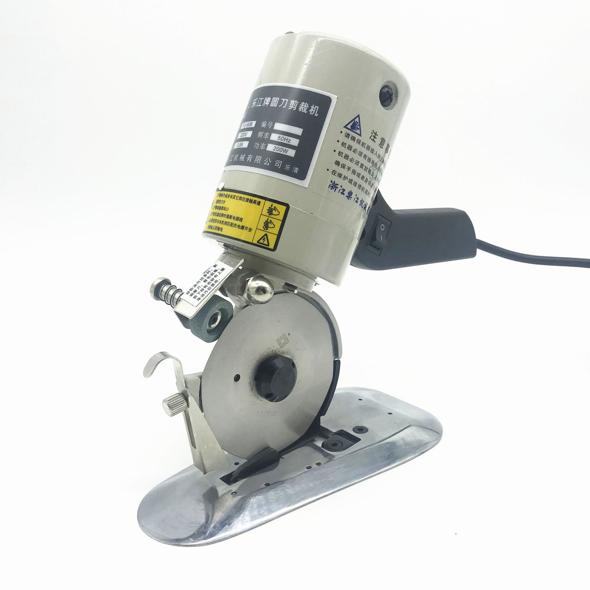 乐江江电剪刀裁剪圆刀机小型裁布机刀锋yj90圆刀电剪