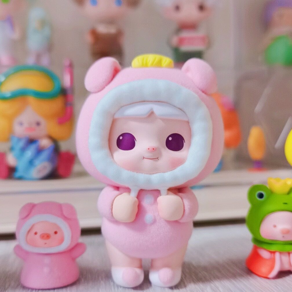 minico异想世界系列盲盒泡泡玛特popmart猪小妹棉棉潮玩盲盒