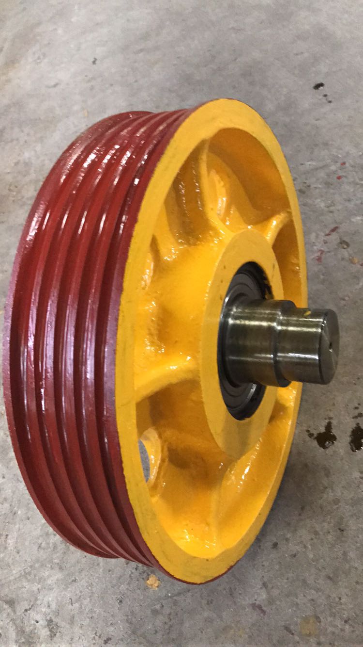电梯日立广日配件重反绳轮导向400x5x10单轮曳引其它