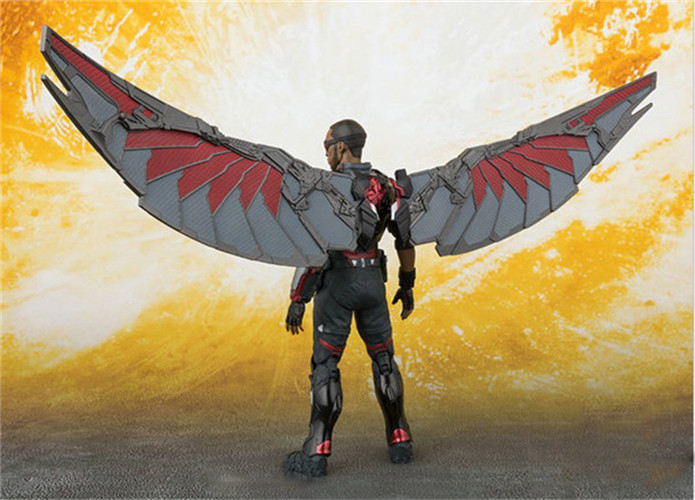 猎鹰可动手办漫威hottoys无限战争shf复仇者联盟34英雄模型限量版