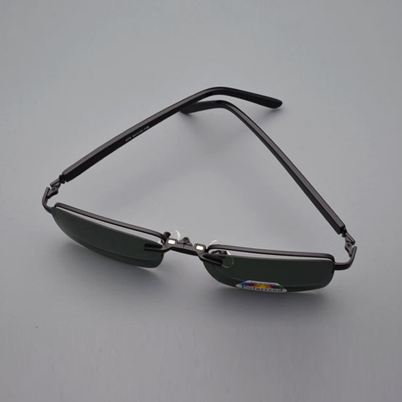 眼镜半框近视磁吸套夜视可折叠镜片镜框眼镜架