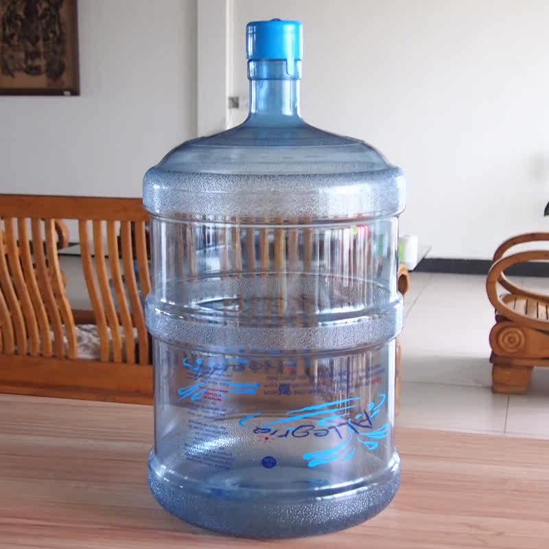 包邮加厚pc饮用水桶山泉储水器18.9升小型家用食品矿泉水桶带盖